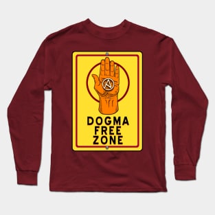 Dogma Free Zone Palm Sign Long Sleeve T-Shirt